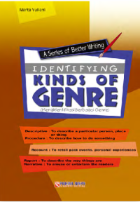 Image of A series of betterr writing identiying kinds of genre