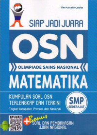 Image of OLIMPIADE SAINS NASIONAL MATEMATIKA